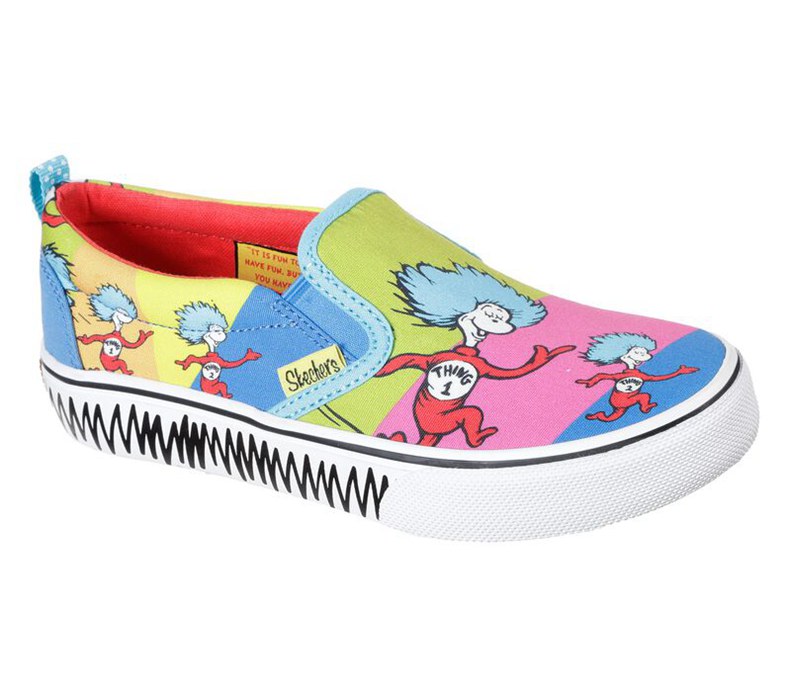 Skechers Flickor Olika Färger Slip On - Dr. Seuss: Marley Jr. - Things Ran Up - Sverige (DKRJM-6805)